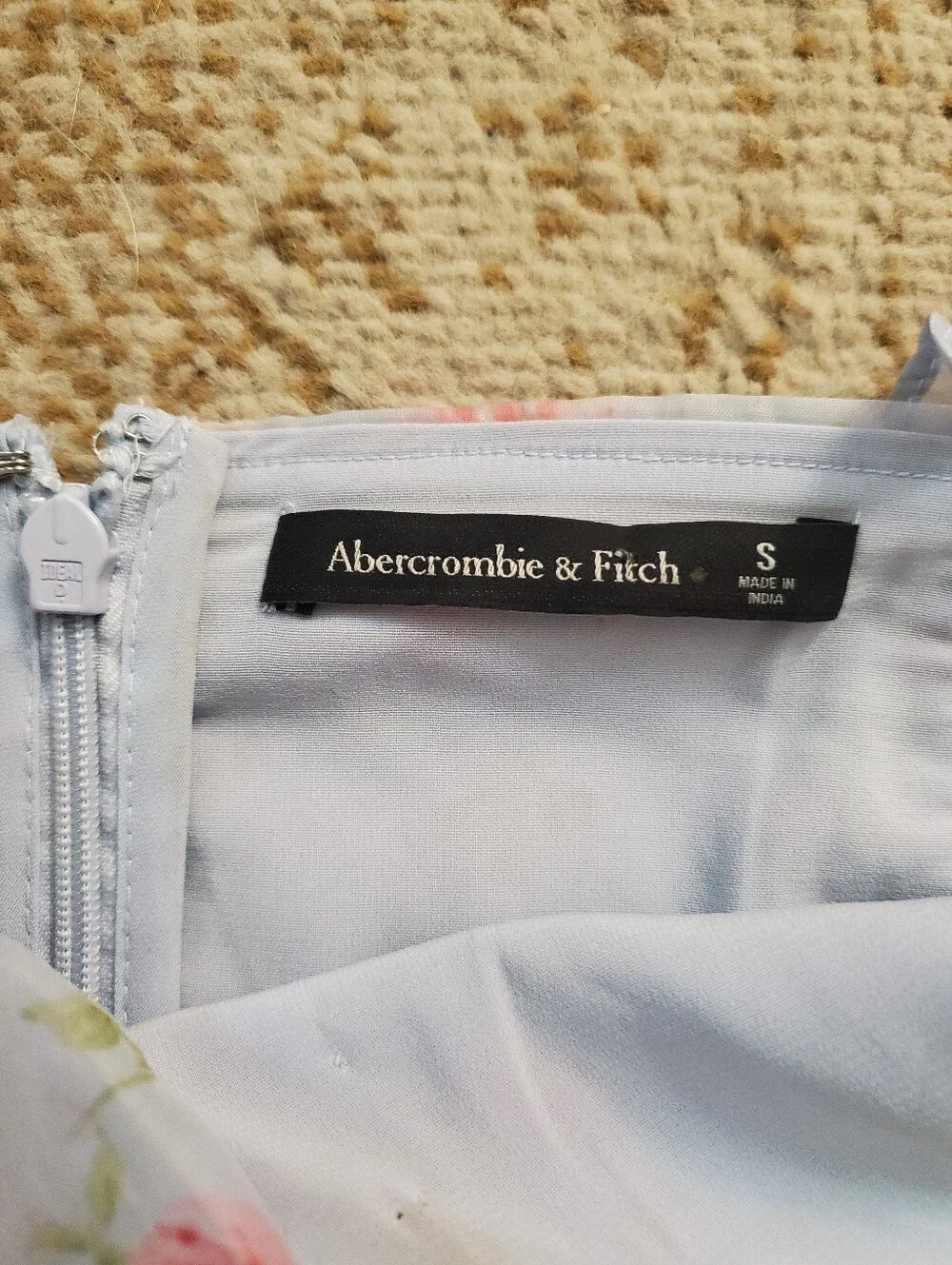 ABERCROMBIE & FITCH Hi Low Matinee Chiffon Layered Ruffled Romantic S